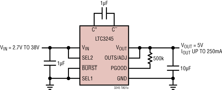 LTC3245 Application Circuit
