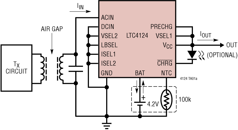 LTC4124 Application Circuit