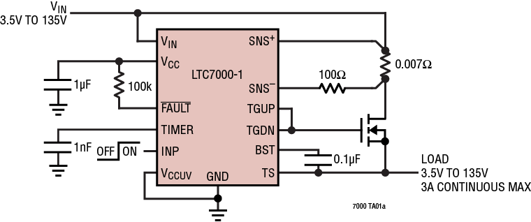 LTC7000 Application Circuit
