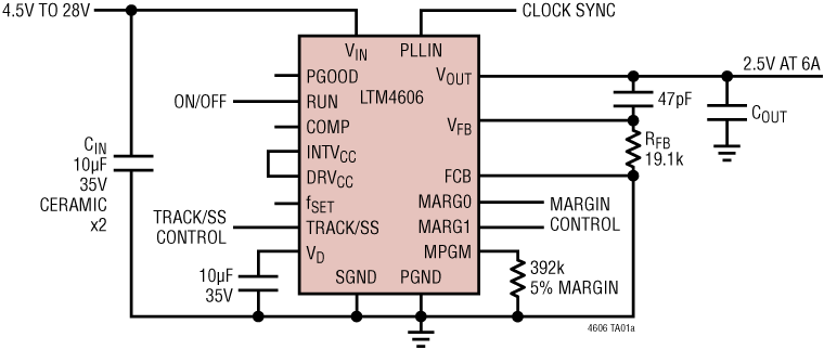 LTM4606 Application Circuit