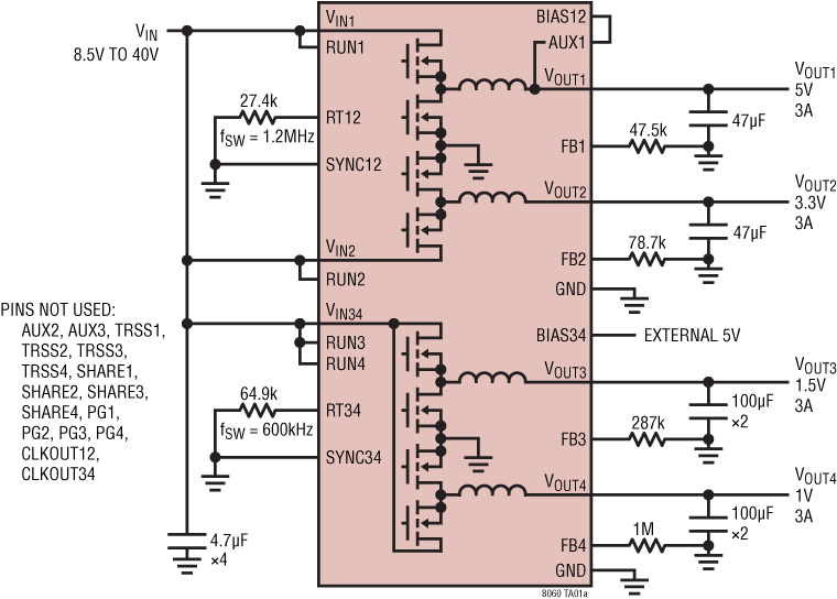 LTM8060 Application Circuit