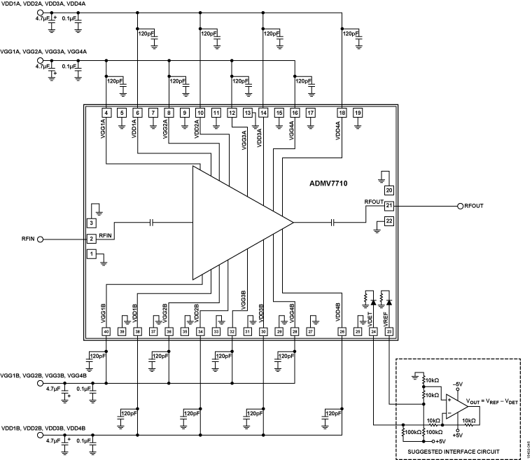 ADMV7710 Circuit Diagram