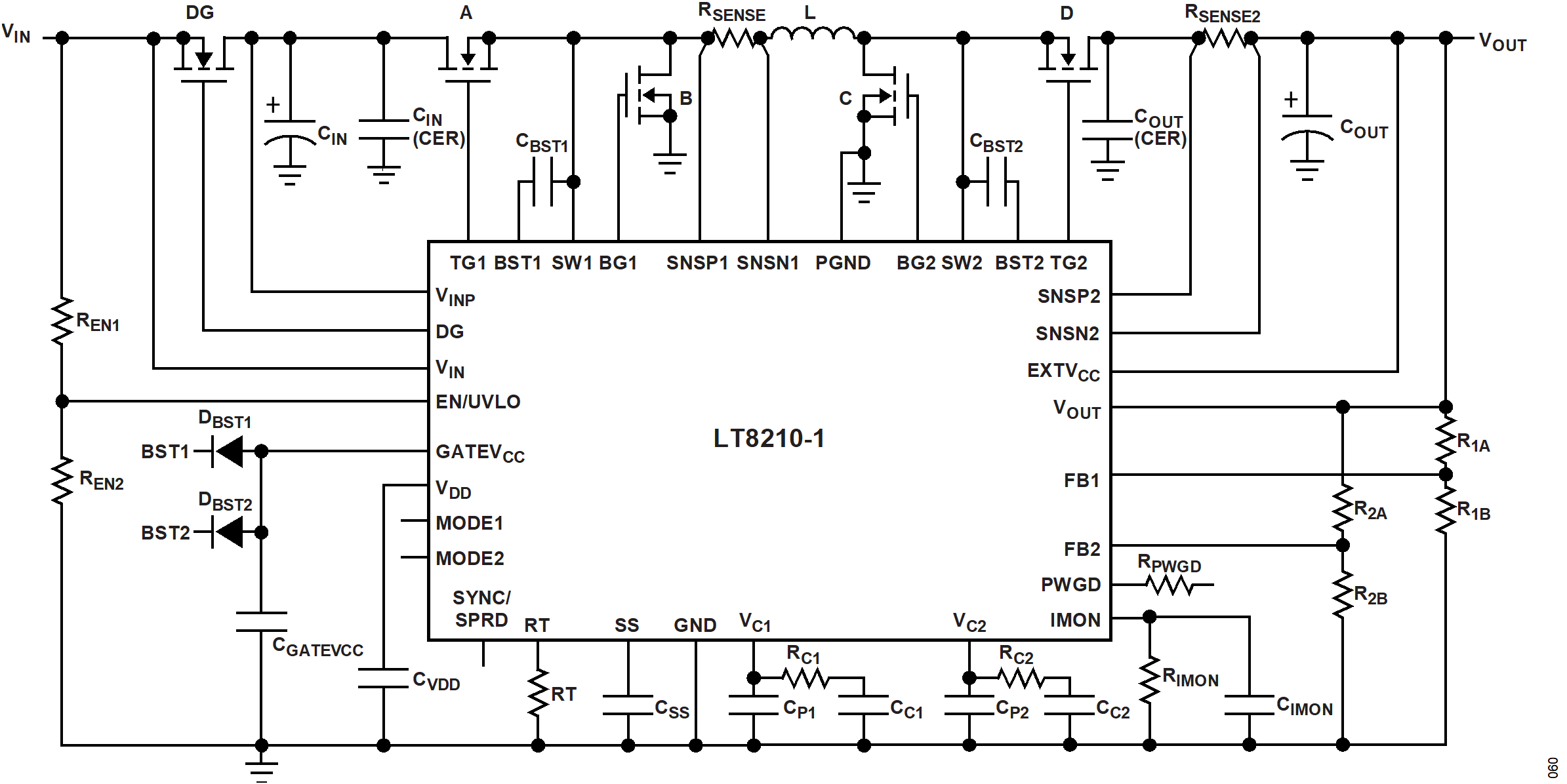 LT8210-1 Applications Circuit
