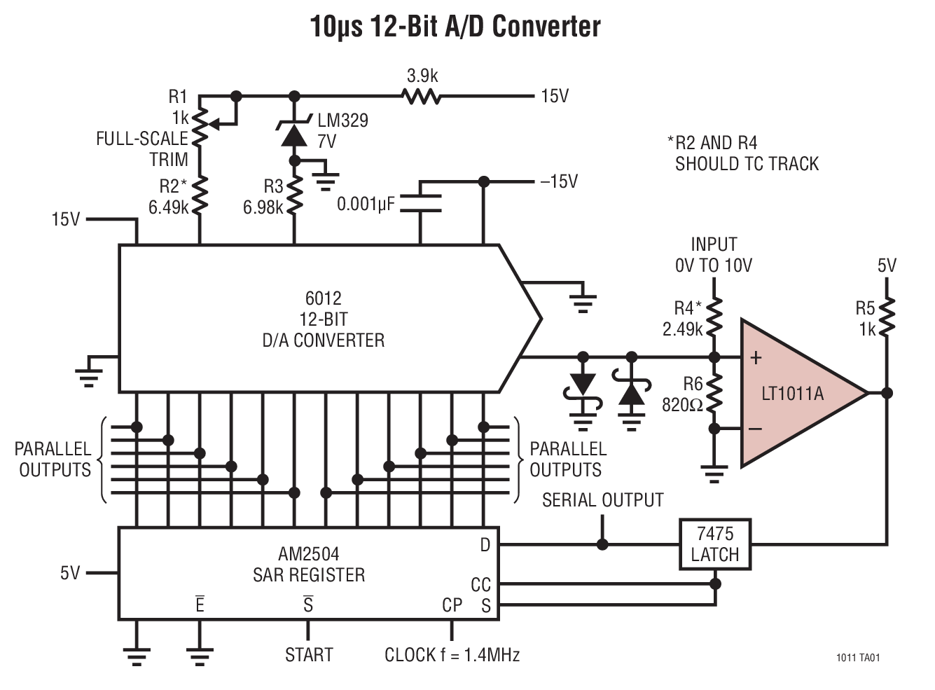 10µs 12-Bit A/D Converter