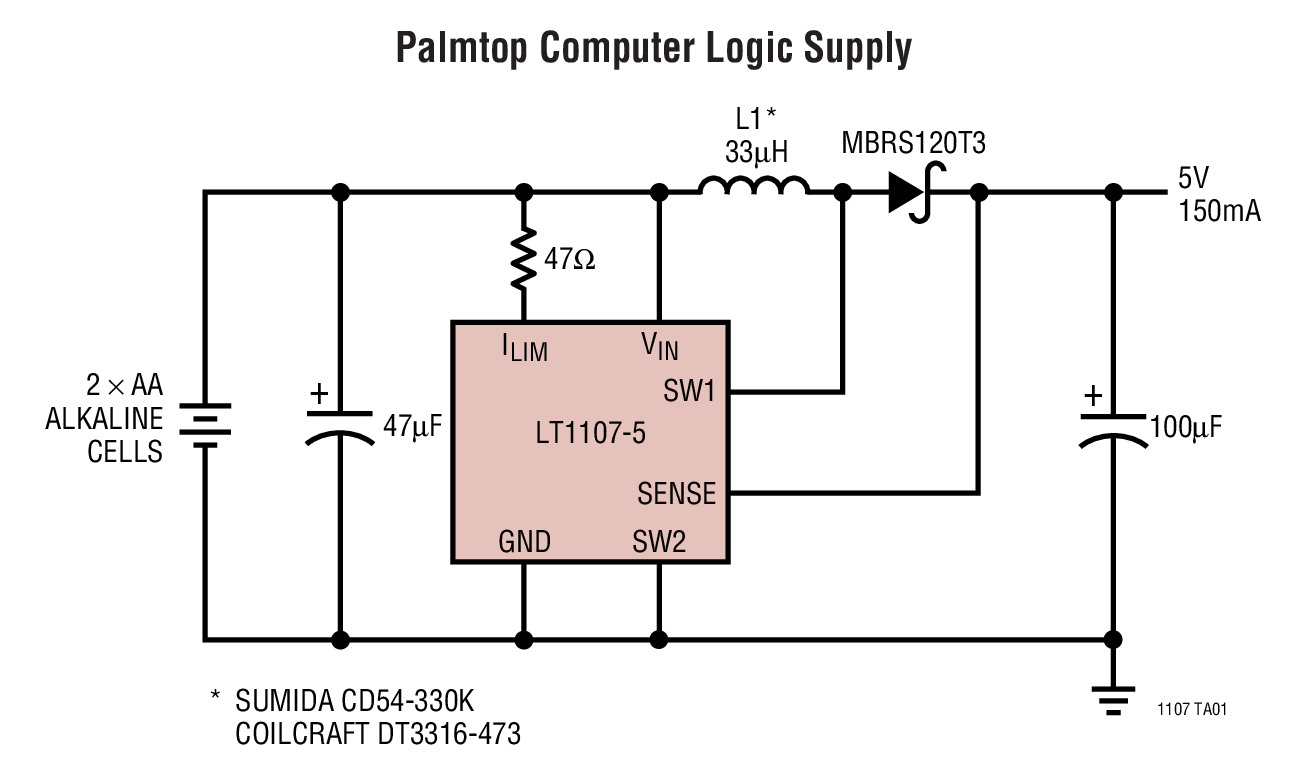 Palmtop Computer Logic Supply