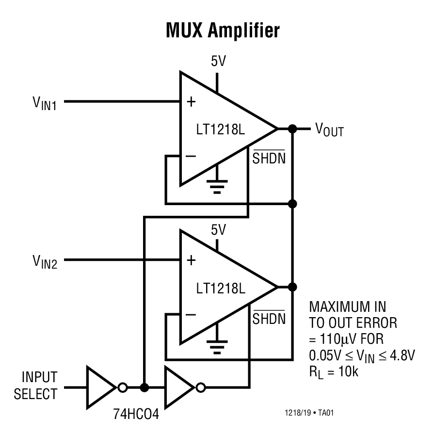 MUX Amplifier