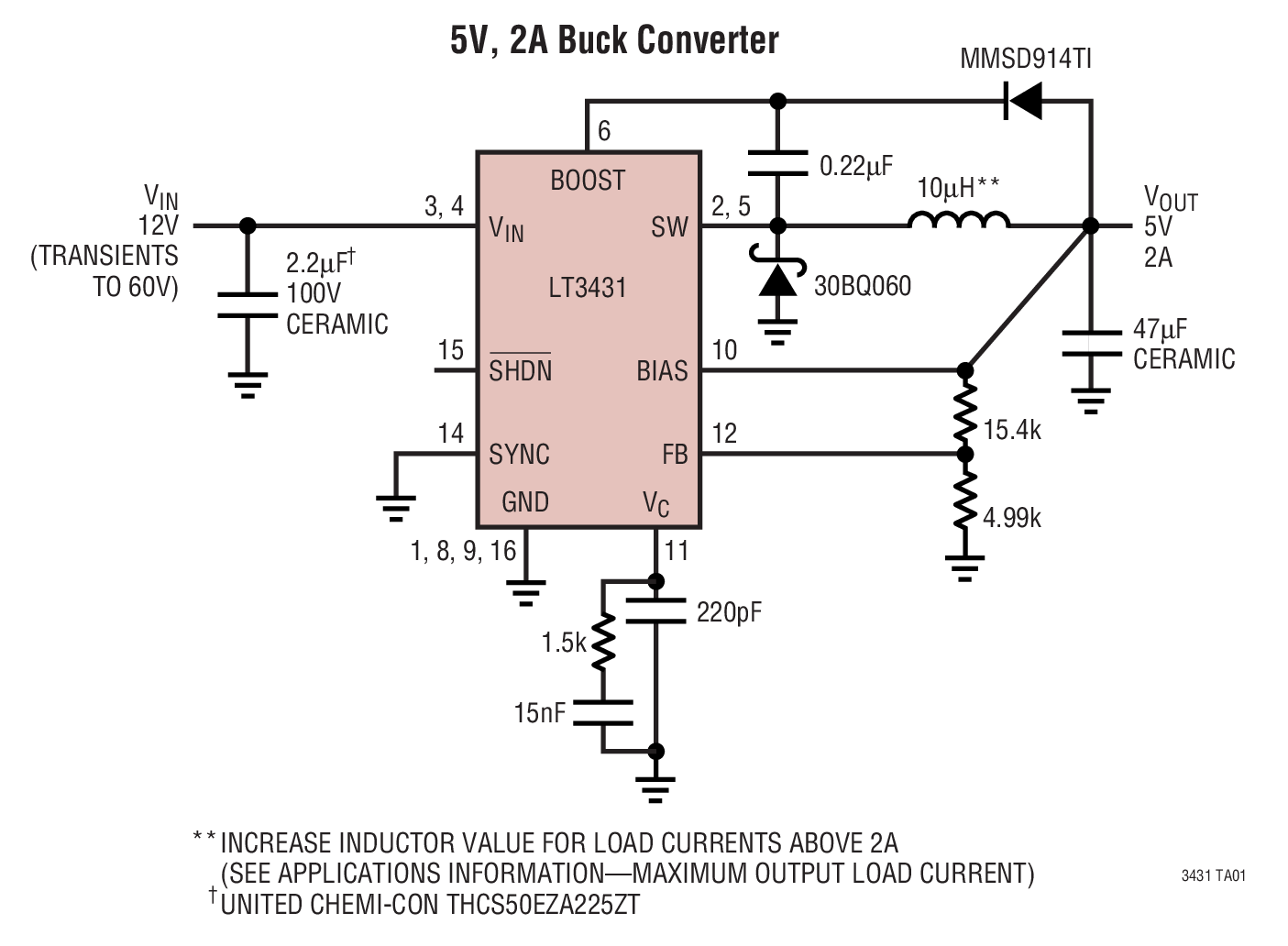 5V, 2A Buck Converter