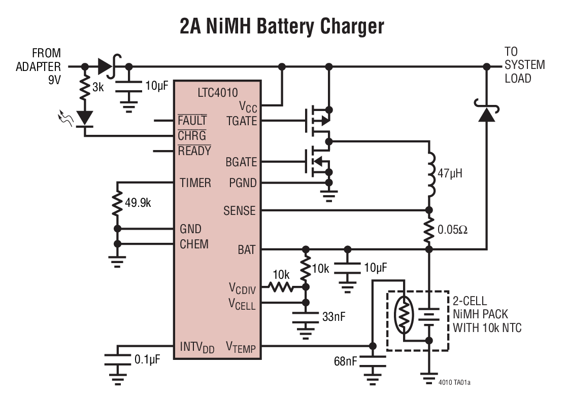 2A NiMH Battery Charger