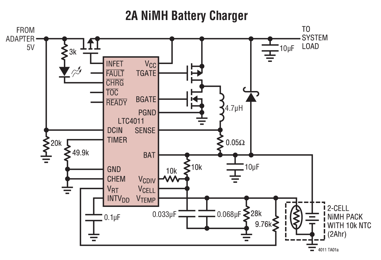 2A NiMH Battery Charger