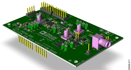 3D Rendering of CN-0540 Reference Design Board