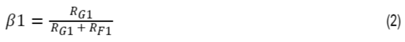 Equation used in calculating the input impedance for an unbalanced single-ended input signal