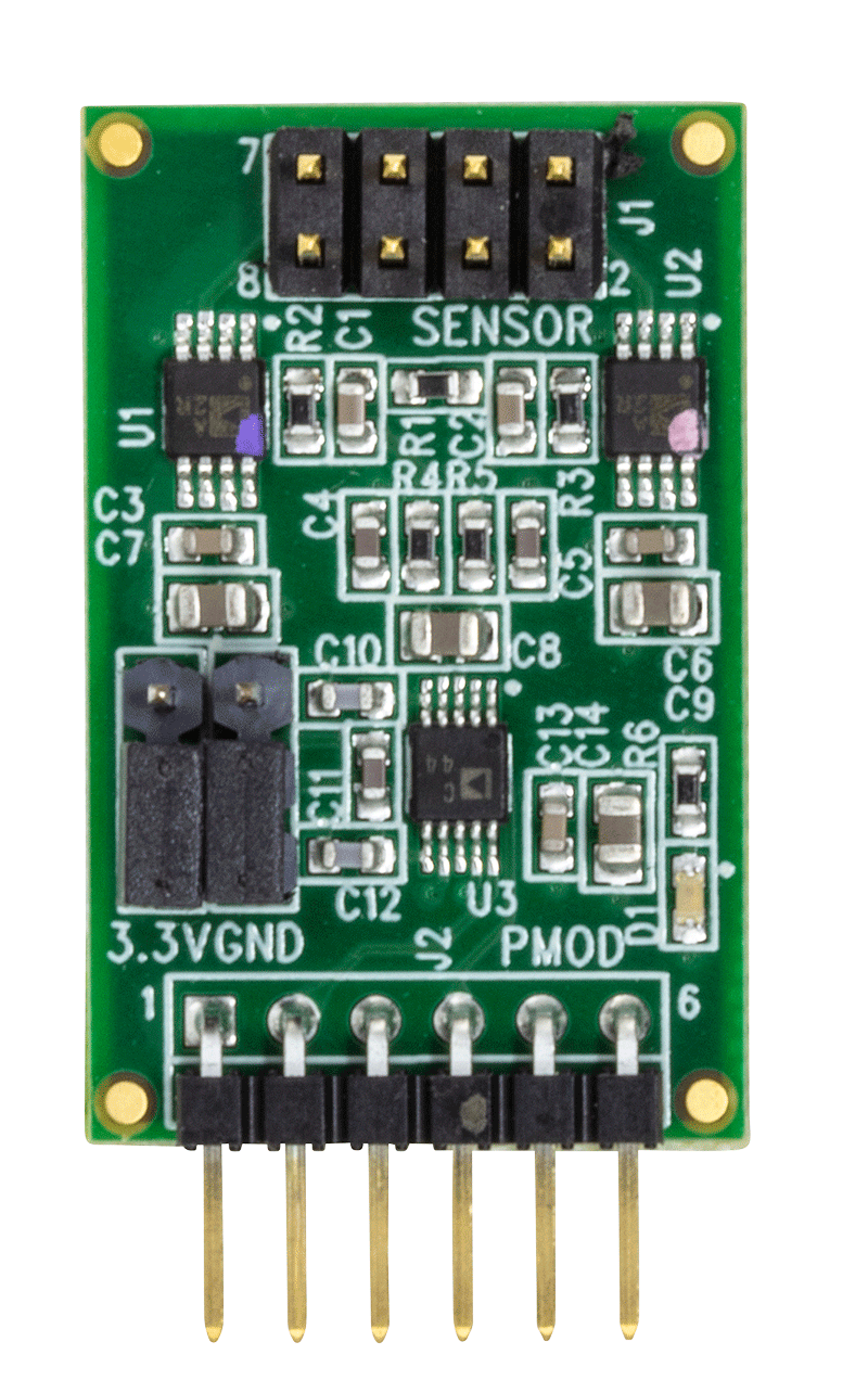 EVAL-CN0216-PMDZ Evaluation Board - Top View