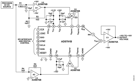 20-Bit Accurate, ±10 V Voltage Source