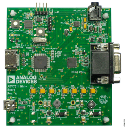 HDMI-to-VGA (HDMI2VGA) Converter with Audio Extraction, 2-Layer PCB