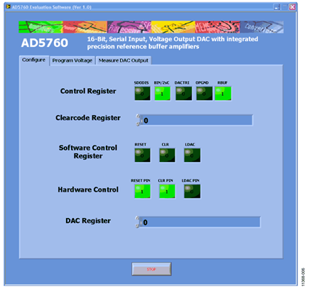 Evaluation Software Main Window