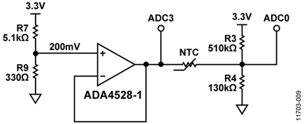NTC Thermistor Circuit