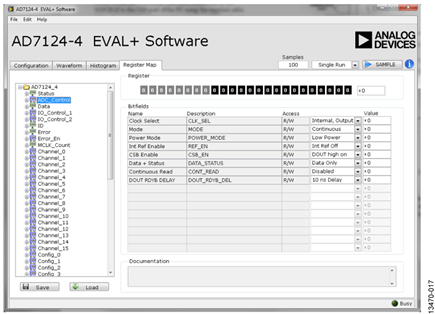 Register Map Internal Full-Scale and Zero-Scale Calibration