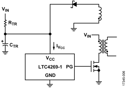 Power over Ethernet Application Circuit