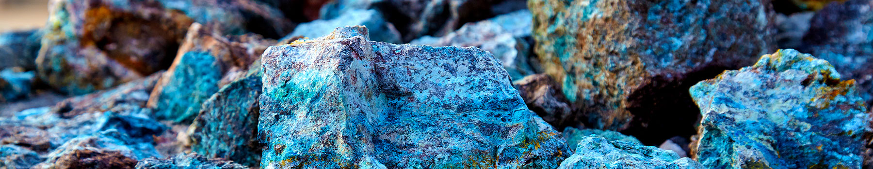 Blue cobalt pieces