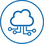 An icon to represent Audio over IP (AoIP).