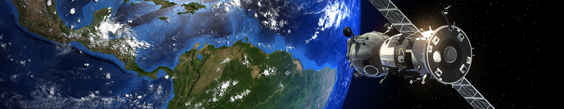 earth and satellite