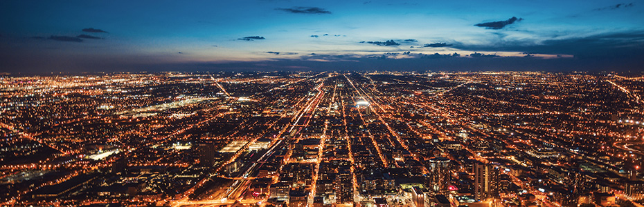 City Skyline at Dusk