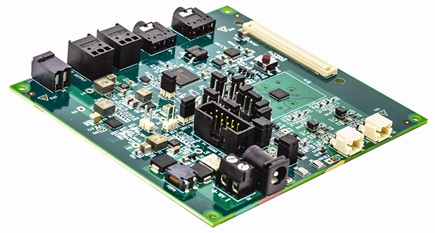 Figure 6. EVAL-AD2428WD1BZ, A2B master- or local-power slave node (I2S/TDM, 3 PDM mics).