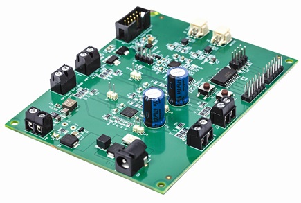 Figure 10. ADZS-AUDIOA2BAMP, A2B class D amplifier module.