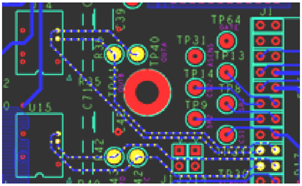 Figure 14. OUTA to OUTD Traces to MOSFET Drivers.