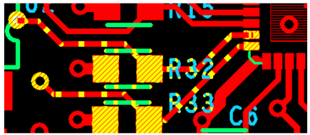 Figure 20. Pull-Up Resistors Close to IC.