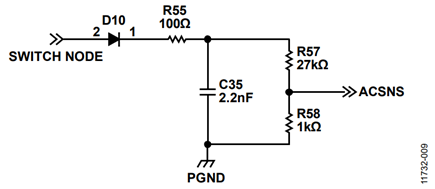 Figure 9. Typical Application Circuit for Line Feedforward.