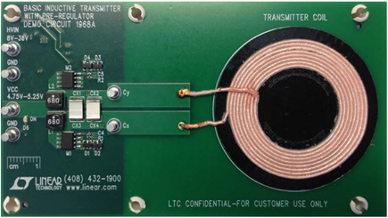 Figure 2. Implementation of Basic Transmitter Reference Design (Tx Portion of DC1969A Kit).