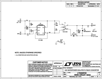 DC1825A - Schematic