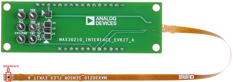 MAX30210 EV Kit Photo
