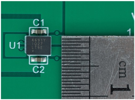 The small LTM4691 on the DC2910A demoboard