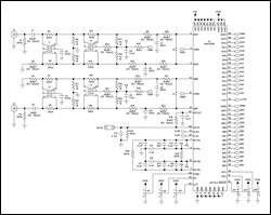 図2. MAX12557EVKITのアナログ入力部分の回路図