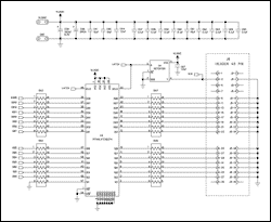 図4. MAX12557EVKITのディジタルB出力の回路図