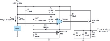 Precision high-side current sense circuit