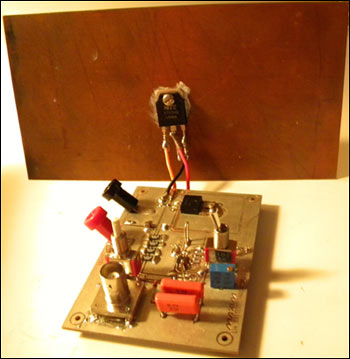 Figure 4. Li+ battery simulator with external heatsink.