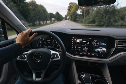 Figure 1. An automobile instrument cluster and center console. Figure 1. An automobile instrument cluster and center console.