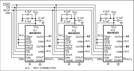 Figure 3. Daisy-chain circuit #1.
