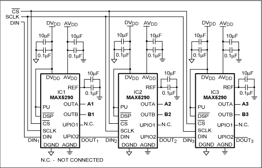 Figure 6. Daisy-chain circuit #2.