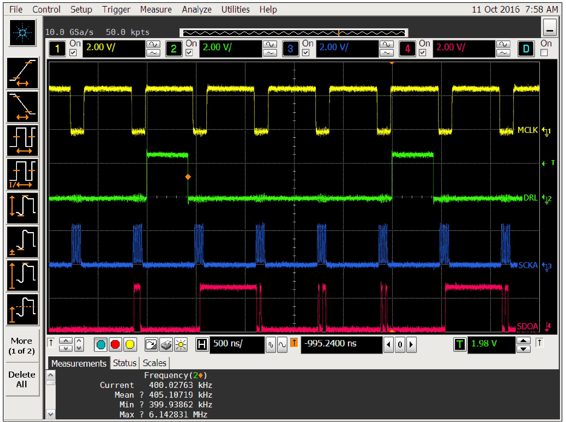 Figure 1. LTC2512-24 24-bit distributed read, DF=4