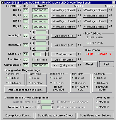 Figure 2. Program display on startup.