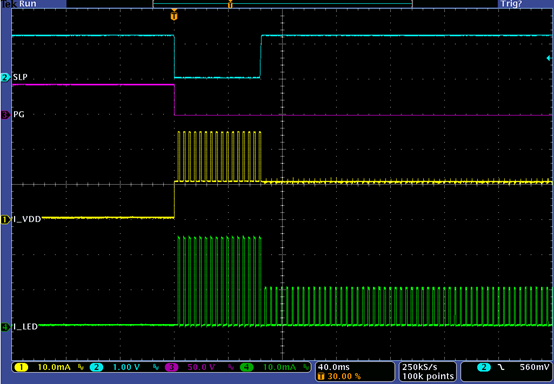 Figure 5. Entering sleep mode on the MAX5995B.