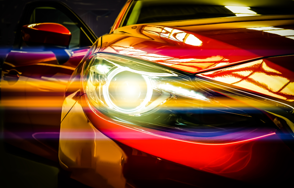 Figure 1. Numerous motors abound in automobiles including adaptive headlights.