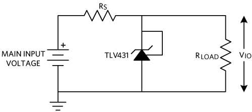 Figure 7. Shunt regulator with TLV431.