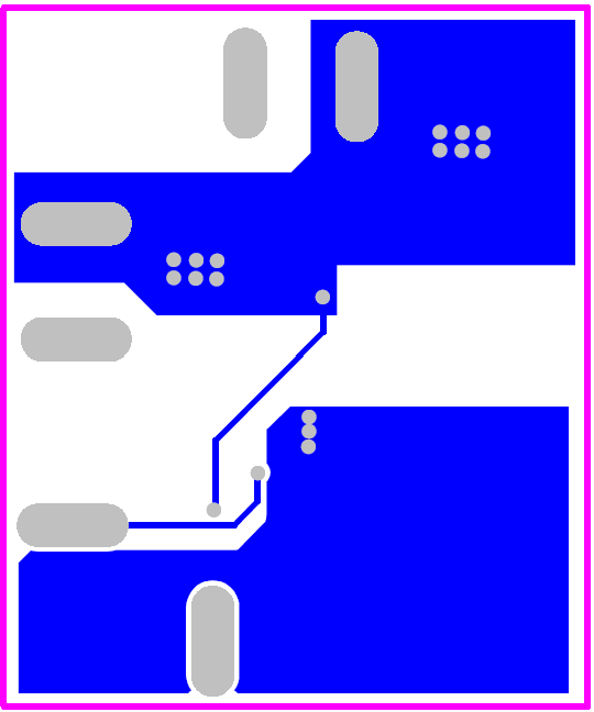 Solder-side PCB layout.
