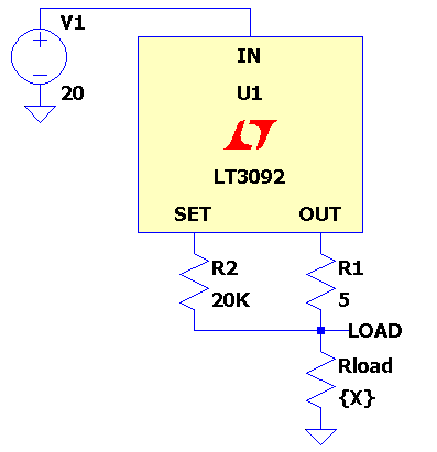 LT3092 Schematic