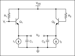 Figure 1. Diagram of the MAX2205 input stage.